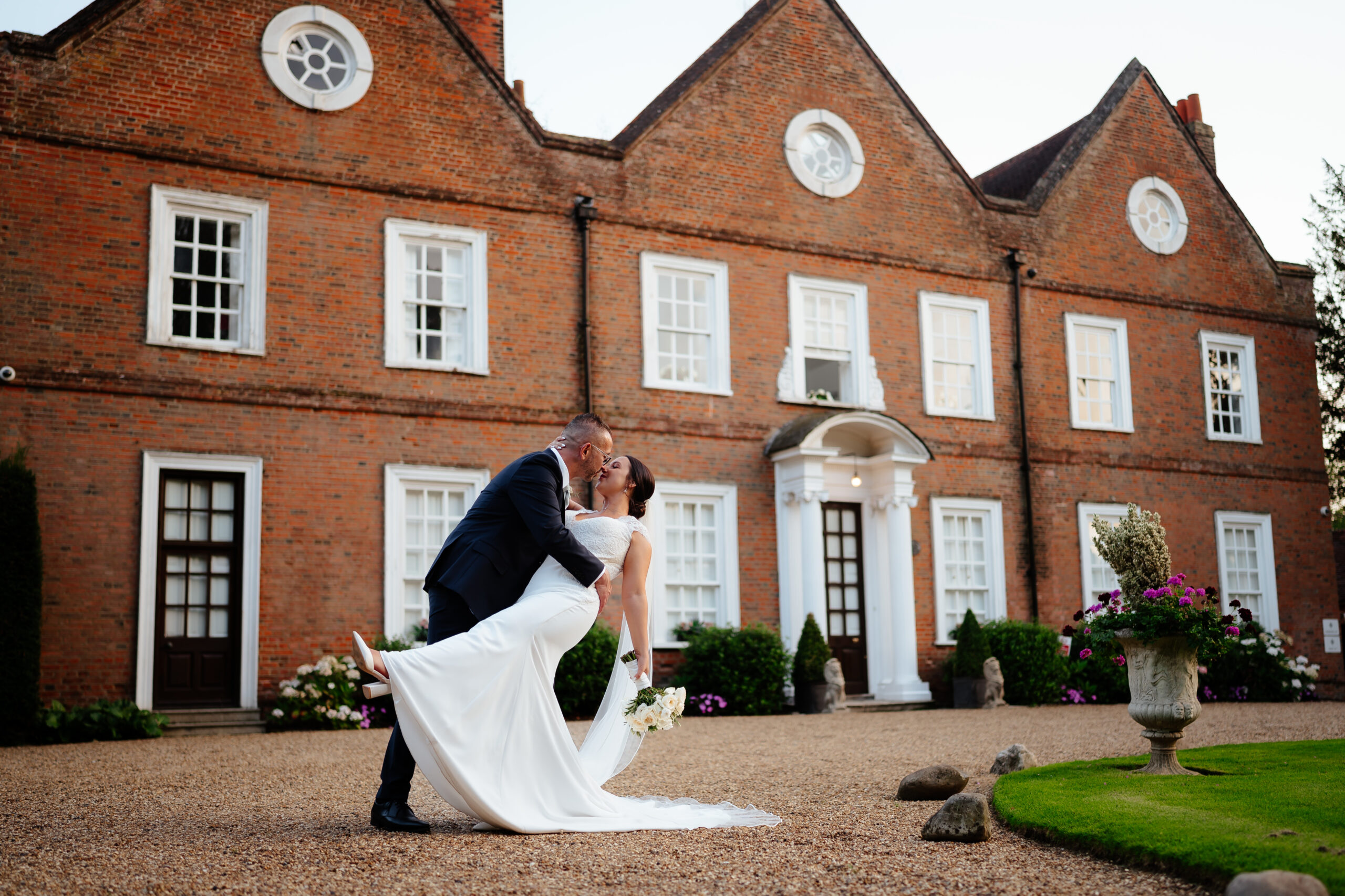hutton hall wedding for newly wed couple